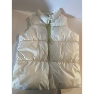 Old Navy Puffer Vest White Size XL